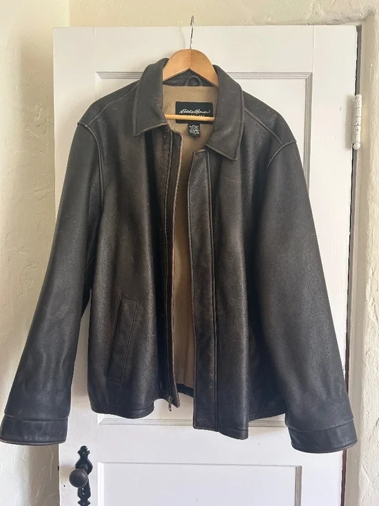 Vintage Eddie Bauer leather jacket