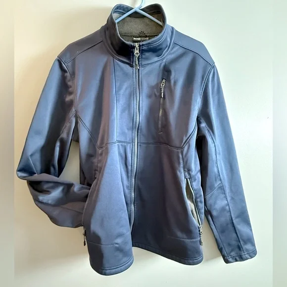 Swiss Tech Men's Full Zip Fleece Lined Medium‎ Weight Jacket Sz M 22