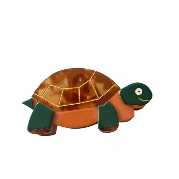 So fancy turtle 🐢 hair clip