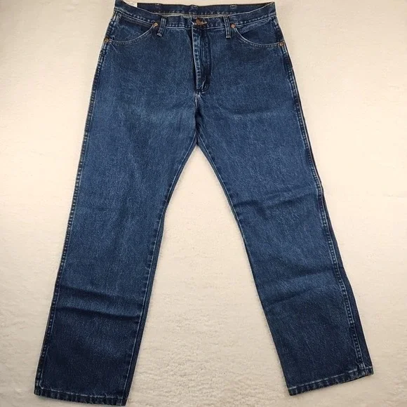 Rigid Wrangler Cowboy Cut 13MWZ Original‎ Fit Jeans Indigo Mens 42x32