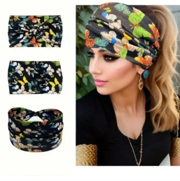 Cross Knotted Wide Headband