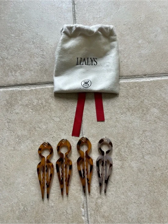 Lialys Tortoiseshell Hair Pin Set
