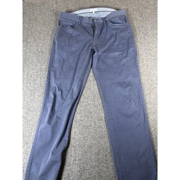 Peter‎ Millar Jeans Mens 34x31 Blue Straight Fit Cotton  Spandex Pants Casual