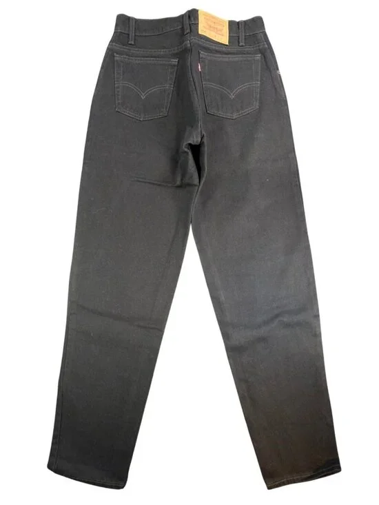 Levis 560 Jeans Mens W31 L34 Black Cotton Loose Tapered Vintage 1996 Made in USA