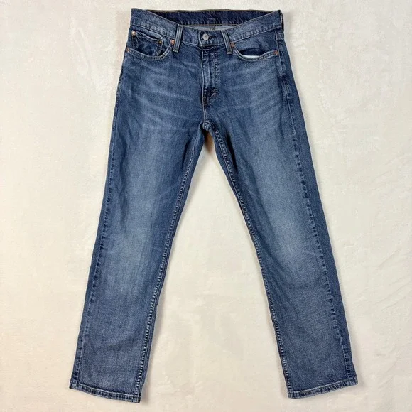 Levi's 559 Relaxed Straight Jeans Mens 30x30 Blue Excellent Waterless Stretch‎