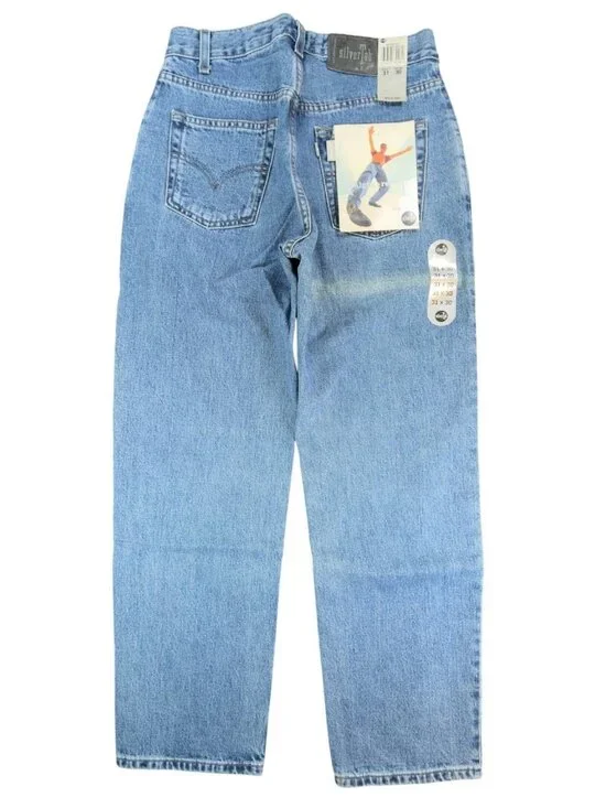 Levi's SilverTab Jeans Mens 31x30 Blue Cotton Straight Relaxed Vintage 90s Baggy