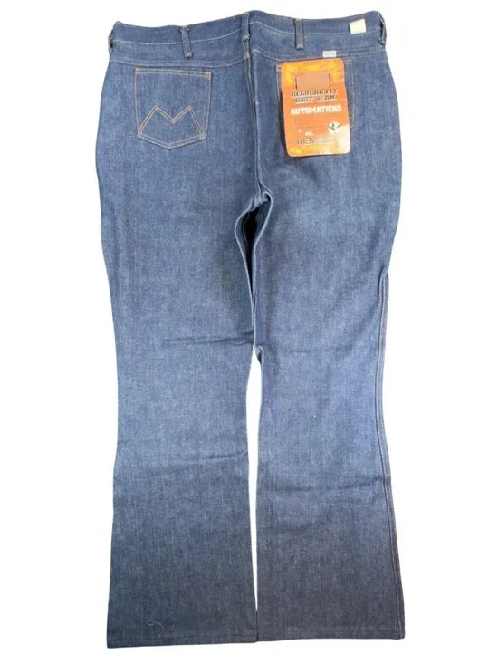Vintage Maverick Automaticks Boot Jeans Mens 42x34 USA Made Deadstock NWT
