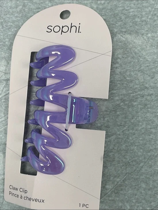 Sophi Purple Swirl Hair Claw Clip