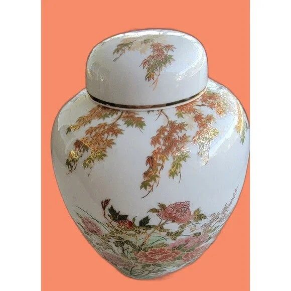 VINTAGE JAPAN PORCELAIN FLORAL BLUEBIRD 6