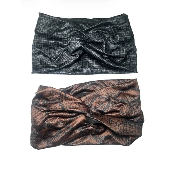Faux Snake Skin Women's Headband Headwrap Casual Fun Hair