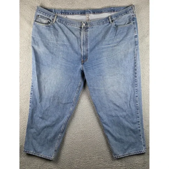 Levi's 560 Jeans Mens‎ 60x30 (58x29) Blue Medium Wash Cotton Denim