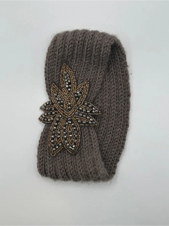 Embellished Knit Ear Warmer