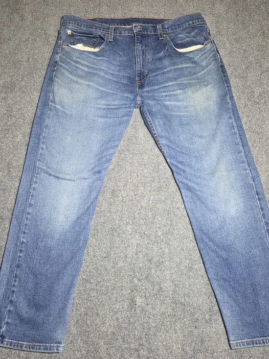 Levi's Straight Fit Blue Denim Jeans