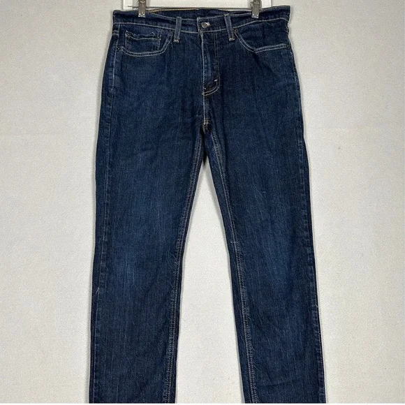Levis 541 Jeans Mens 32X30 Dark Wash Indigo Blue Athletic Taper Stretch Denim