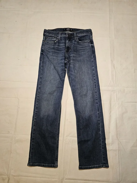 Men's Classic Straight Jeans - Dark Blue