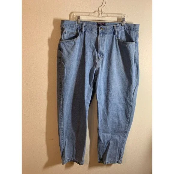 Cross & Winsor Relaxed Fit Denim Blue Jeans Mens Size 42x30 AC6