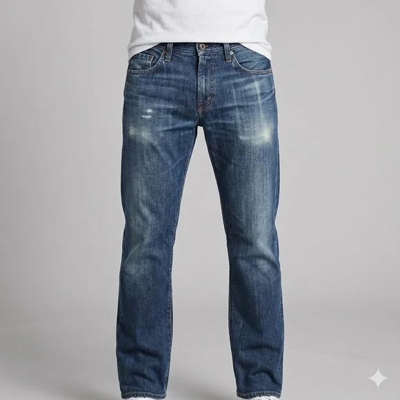 AG Adriano Goldschmied The‎ Protege Straight Leg Jeans 32x34 Blue