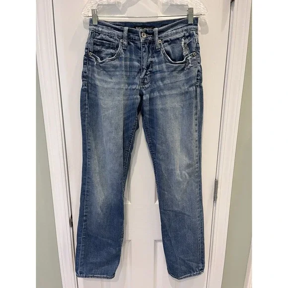 BKE Buckle Jake Straight Leg Stretch Jeans Men's 28x32 Blue Denim Pants ABP16297