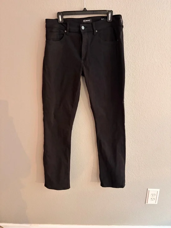 Blank NYC Men’s Black Straight Jeans