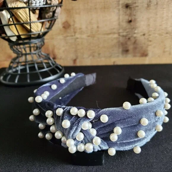 Pearl Velvet Headband