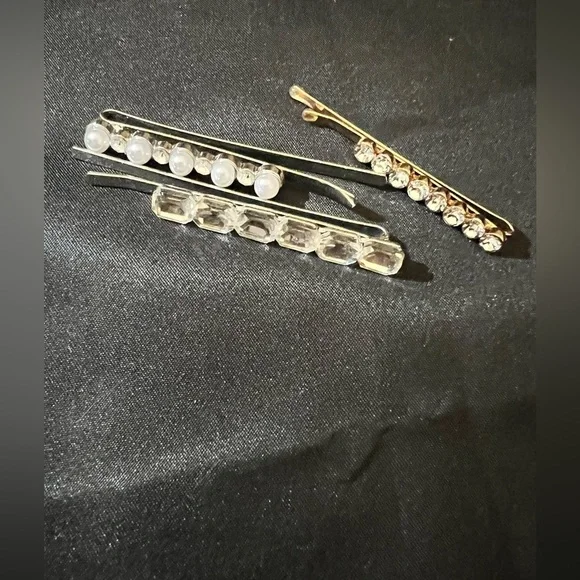 Elegant Gold and Silver Hair Clips Set