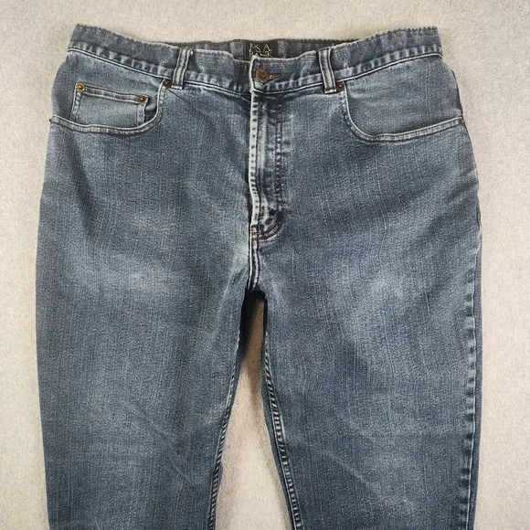 Jos A Bank‎ Tailored Fit Straight Leg Jeans Mens 35x28 Blue Denim Tag 36x30