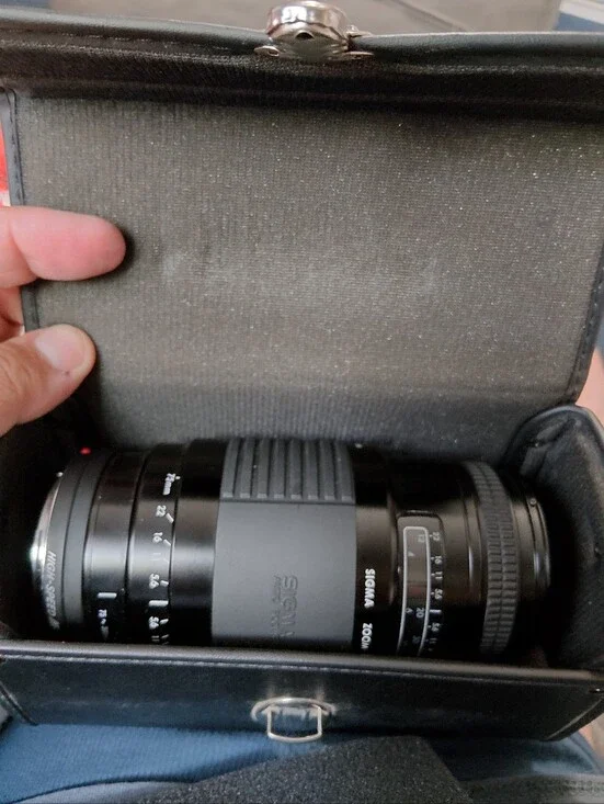 Sigma Beauty Black Telephoto Zoom Lens for Cameras