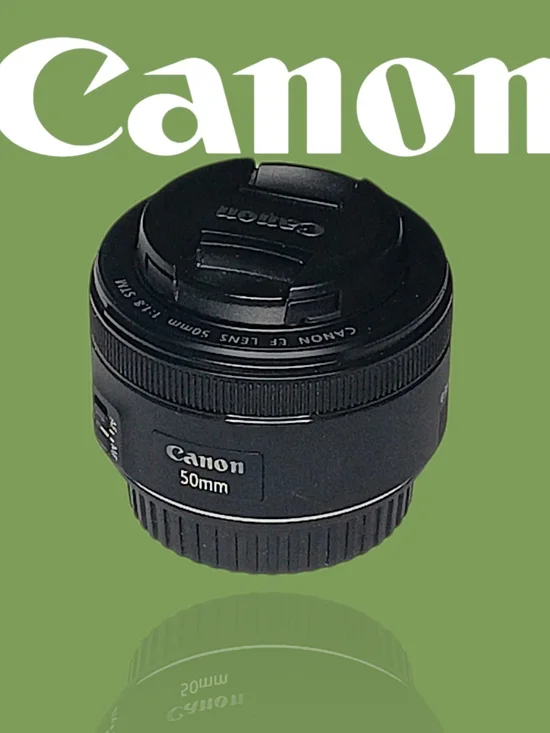 Canon 50mm f/1.8 STM Lens in Black