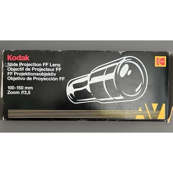Kodak 35mm 100-150mm F/3.5 Slide Projection FF Lens In Original Box