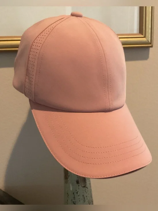 Chico’s Dusty Pink Baseball Cap Hat NWOT