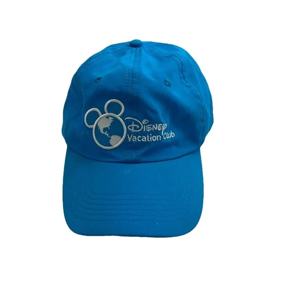 Disney Vacation Club Hat Cap Member‎ BLUE Adjustable Strap Parks
