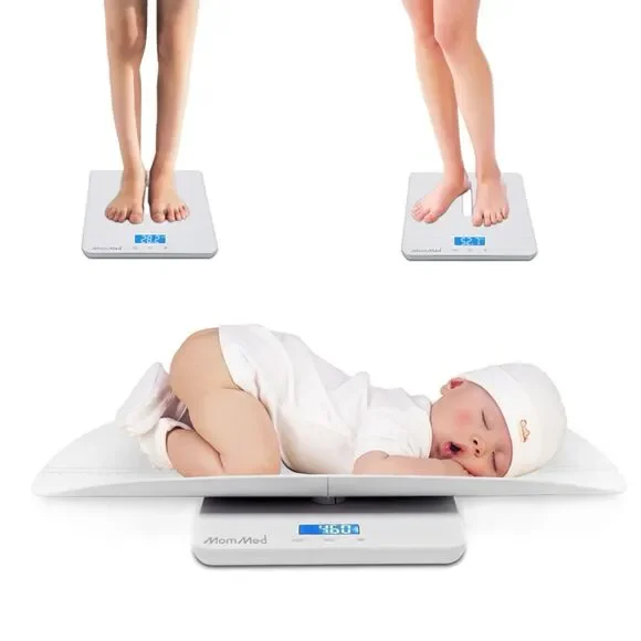 MomMed Baby Infant Newborn Weight Height Length Scale Multi-Function Pet Digital