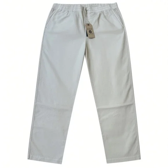 Polo Ralph Lauren Pant Men 4LT Natural Classic Fit Elastic Waist Drawstring $125