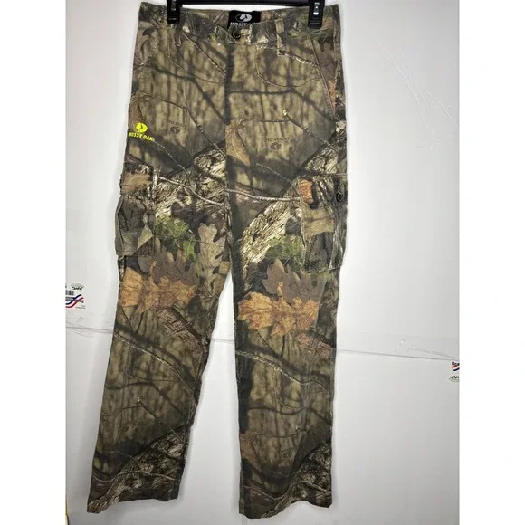 Mossy‎ Oak Kids Camo Cargo Pants Outdoor Hunting Fishing Size XXL