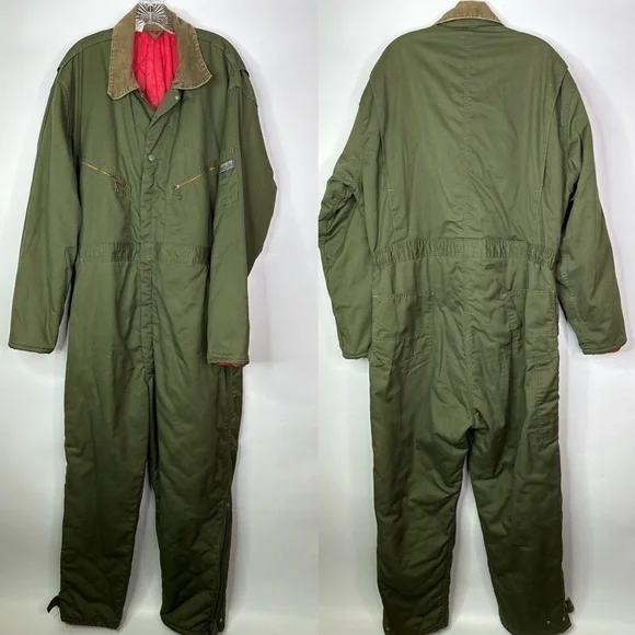 Vintage Oshkosh B'Gosh Insulated Coveralls Size 46 L