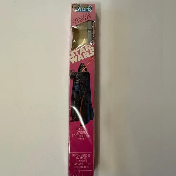 Vintage 1983 Return of the Jedi Darth Vader Oral-B toothbrush NEW