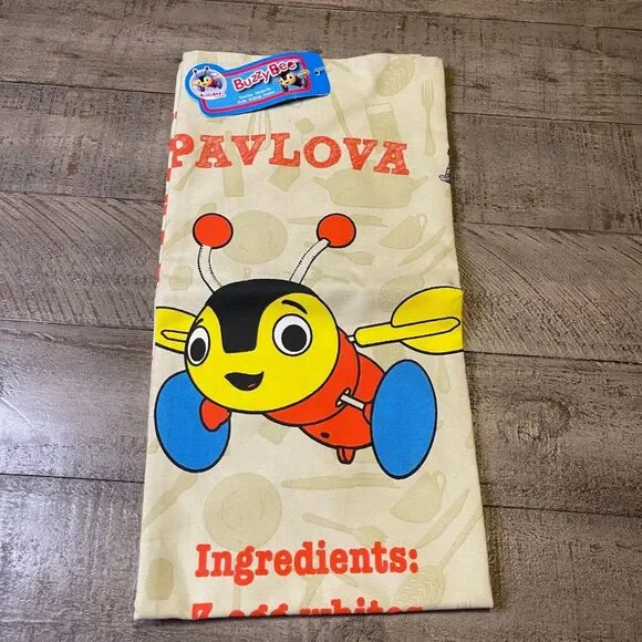 Buzzy Bee & Friends Kitchen Towel New Zealand Brand Pavlova