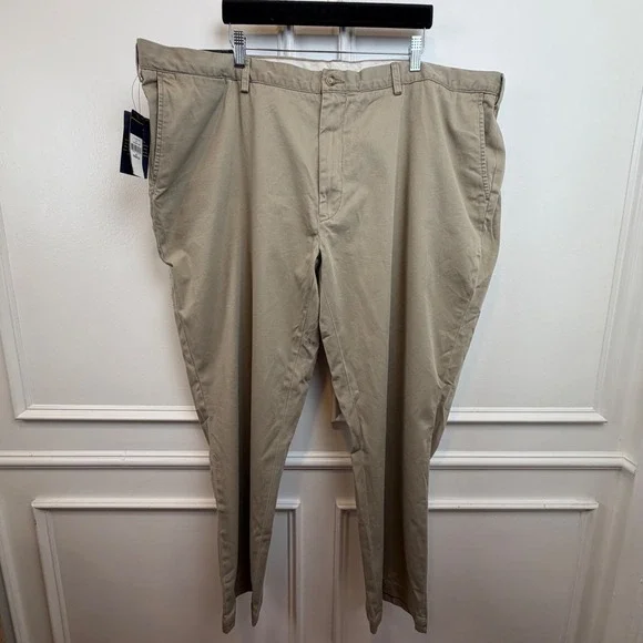 Polo Ralph Lauren Mens Hudson Tan Classic Fit Chino Pants 50BX30 NWT‎