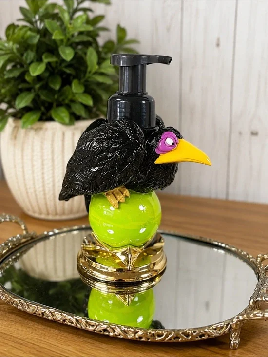 Bath & Body Works Halloween Black Crow Foaming Soap Dispenser