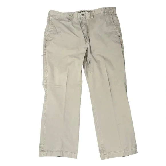 Duluth Trading Flex Ballroom Khakis 38x28 Mens Stretch