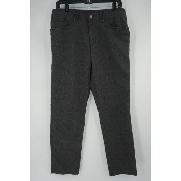 Lululemon ABC Pant Classic Tech‎ Canvas Heathered Black Men's 32x29