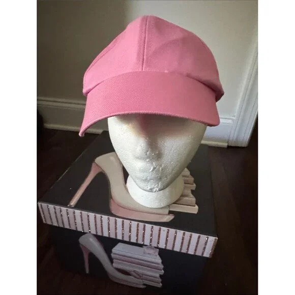 Classic Pink Womens Cotton Baseball Cap