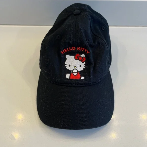 Hello Kitty Black Cap
