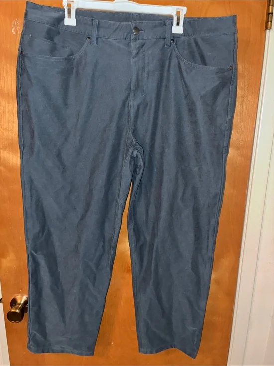 Lululemon Dark Blue Casual Cotton Pants Sz 40x26