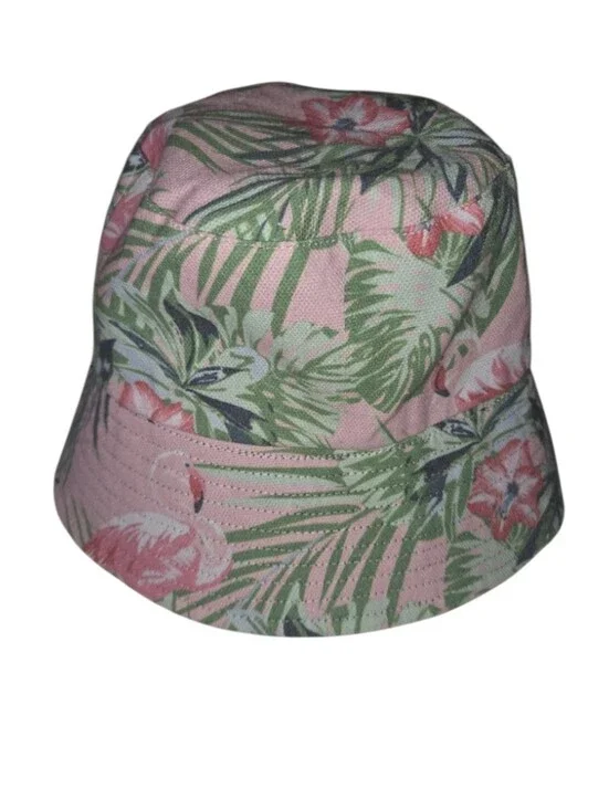 Marcus Adler New York Pink Flamingo Tropical Bucket Hat One Size
