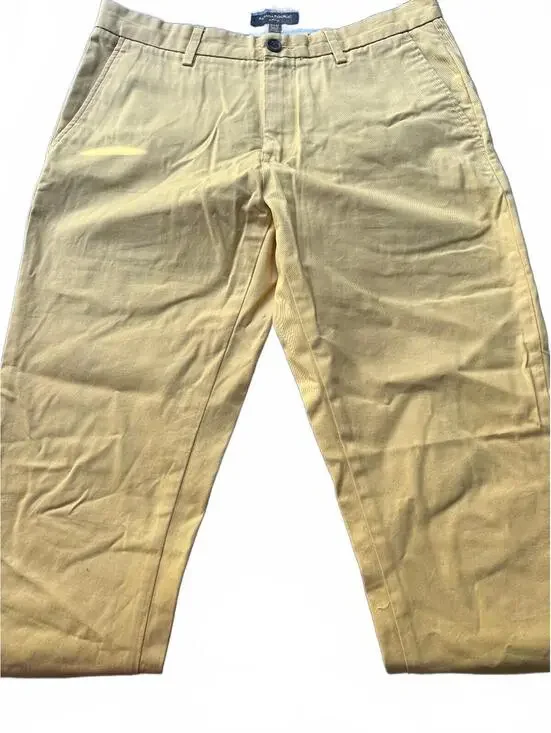 Banana Republic Aiden Mustard Chino Pants 31x32