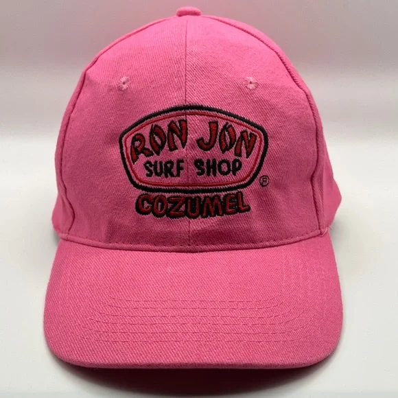 Ron Jon Surf Shop Pink Embroidered Cap