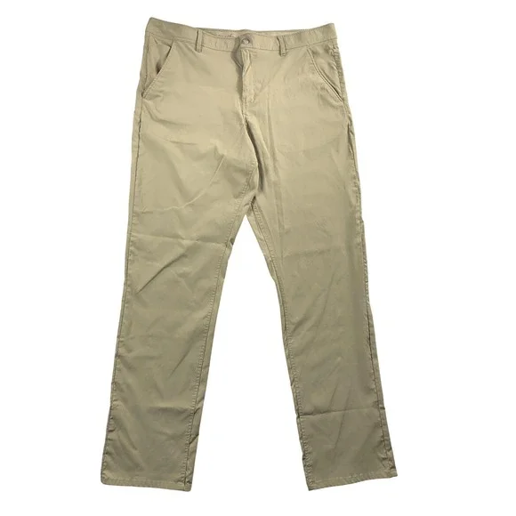 Weatherproof Vintage Travel Pants Mens 40x34 Relaxed‎ Fit Tech Tan Khaki Chino