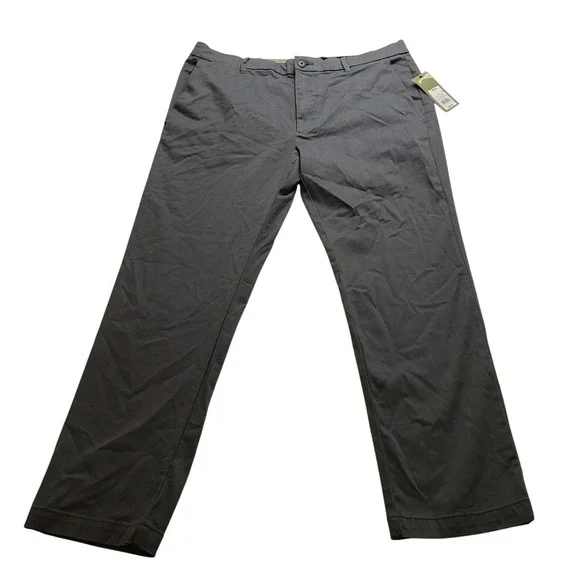 Goodfellow & Co Men's Comfort Wear Chino Pants Gray Slim Fit 36x30 Stretch New