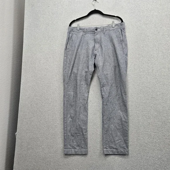 J.crew Men Pants 33X30 Gray Dress Pants Twill 484 Slim 28